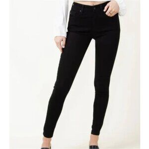 KANCAN Mid-rise Skinny Black Fade Denim Jeans Black Sz28